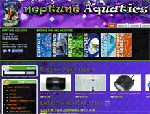 Tablet Screenshot of neptuneaquatics.com